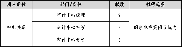 国家电投集团中国电力招聘公告