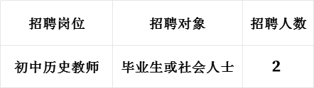 东莞市企石中学招聘历史临聘教师2名公告