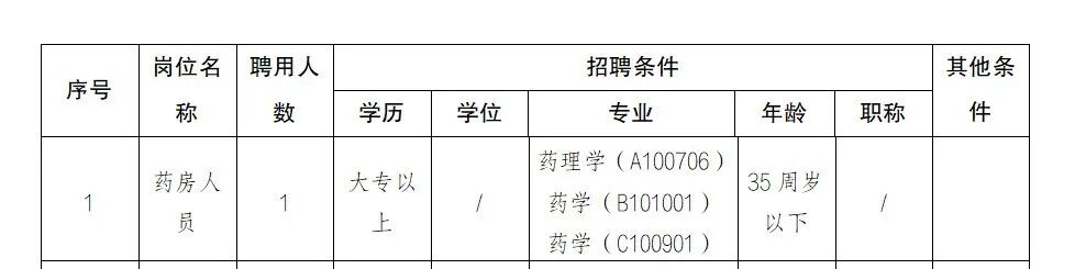 横沥镇大岚卫生院公开招聘编外工作人员公告